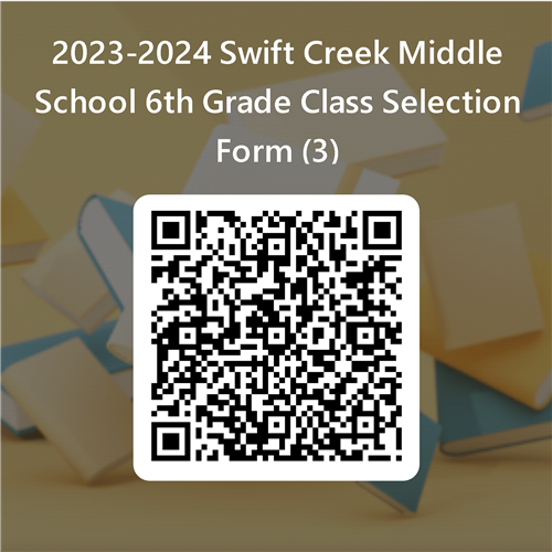 QR Code for 6th Grade Course Registration
